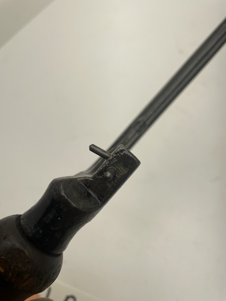 Vintage Cast Iron 8" Hacksaw Blade 3 Star Pattern