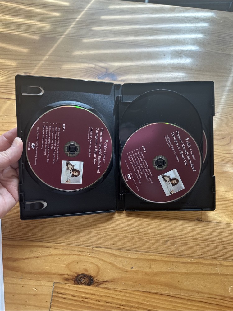 Great Courses 4 DVD Set & Guidebook - Outsmart Yourself