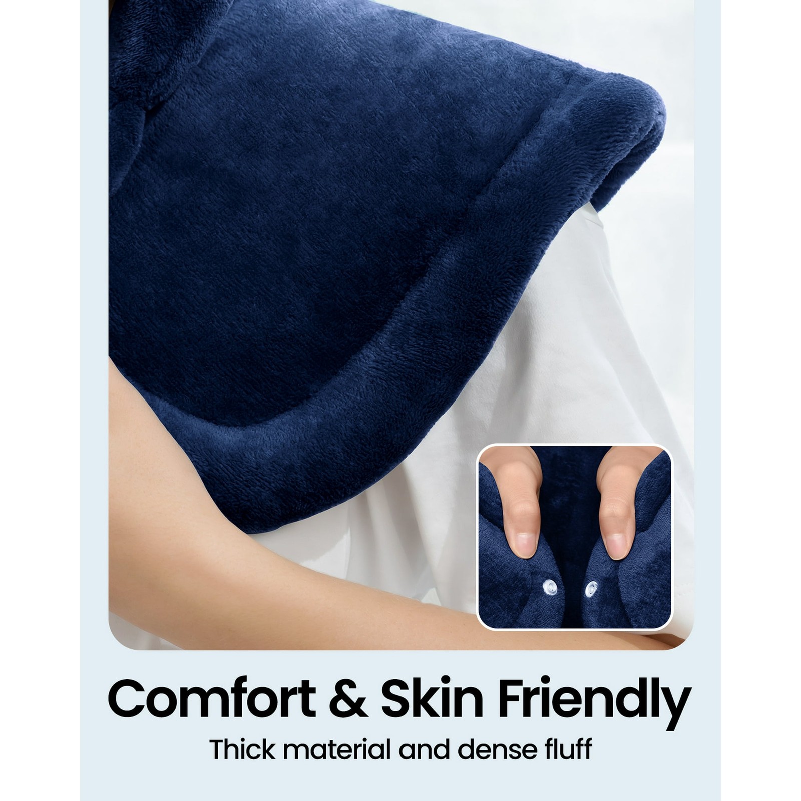 RENPHO Extra Large Heating Pad for Shoulders Neck and Back FSA HSA Eligible Blue