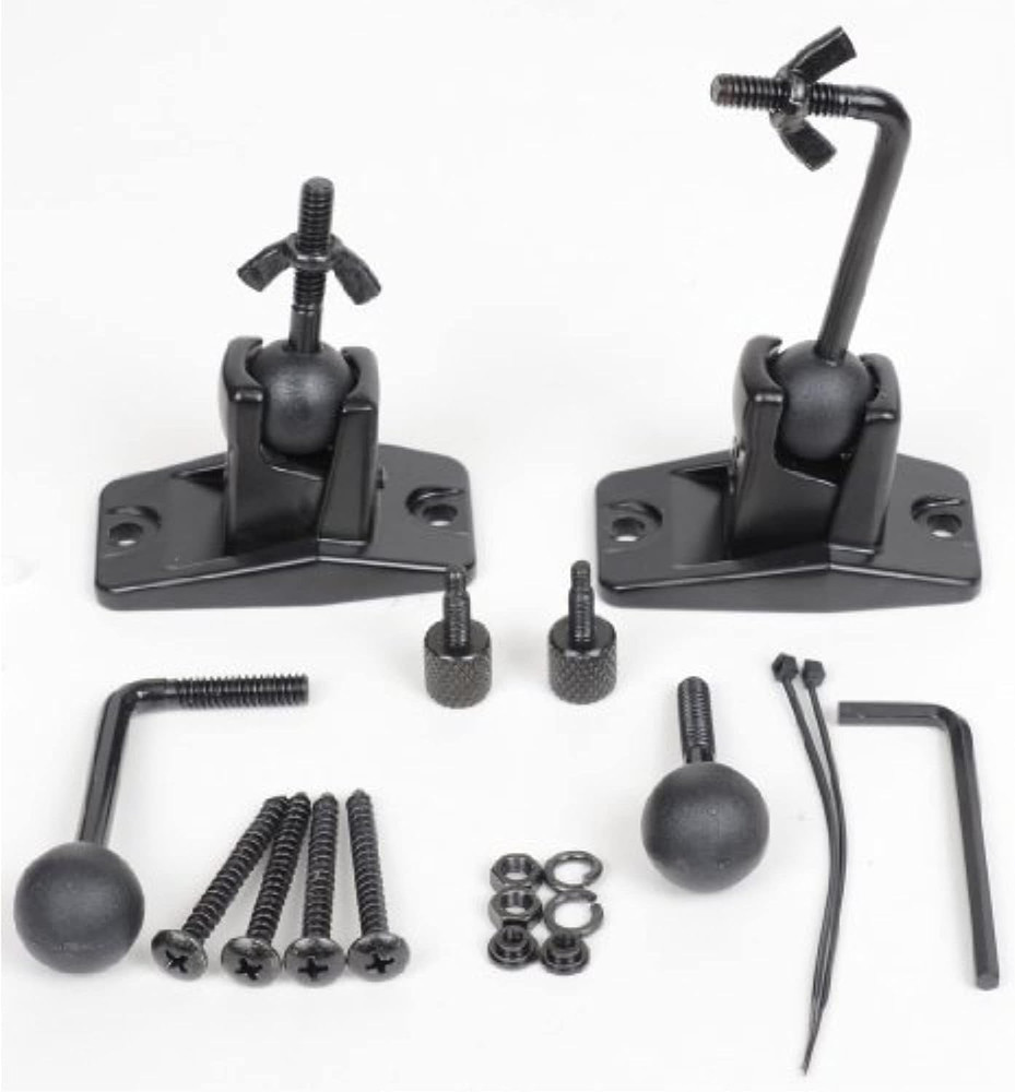 Speaker Wall Ceiling Mount Bracket One Pair for Universal Satellite, Fits Keyhol