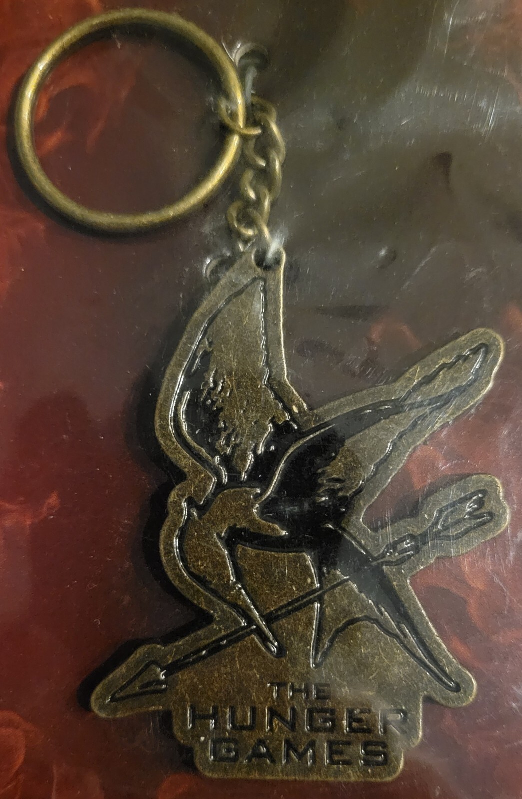 The Hunger Games Mockingjay Cutout Metal Keychain NECA 2012 Lions Gate Films TM