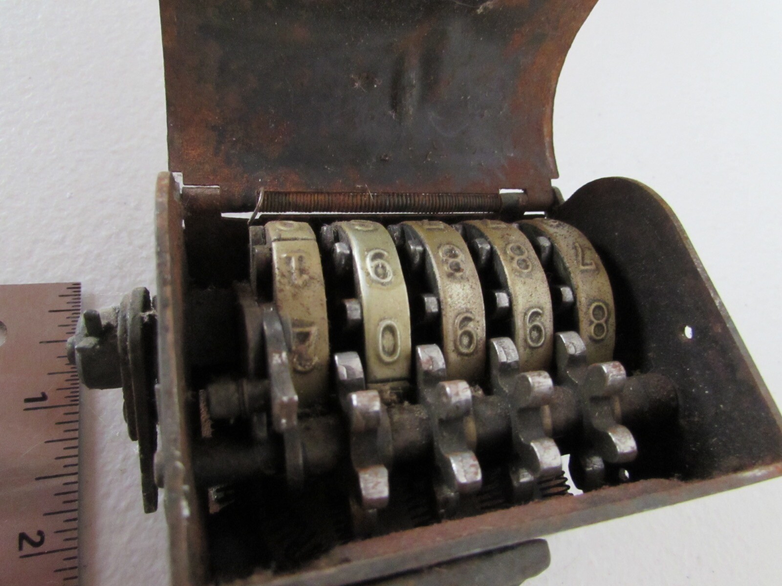 Vintage Redington Counting Machine 5 Register Hay Bale Counter