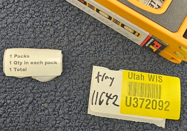 Performance Tool PT W5703: Folding Level 24" Level for Corners & Edges Yellow