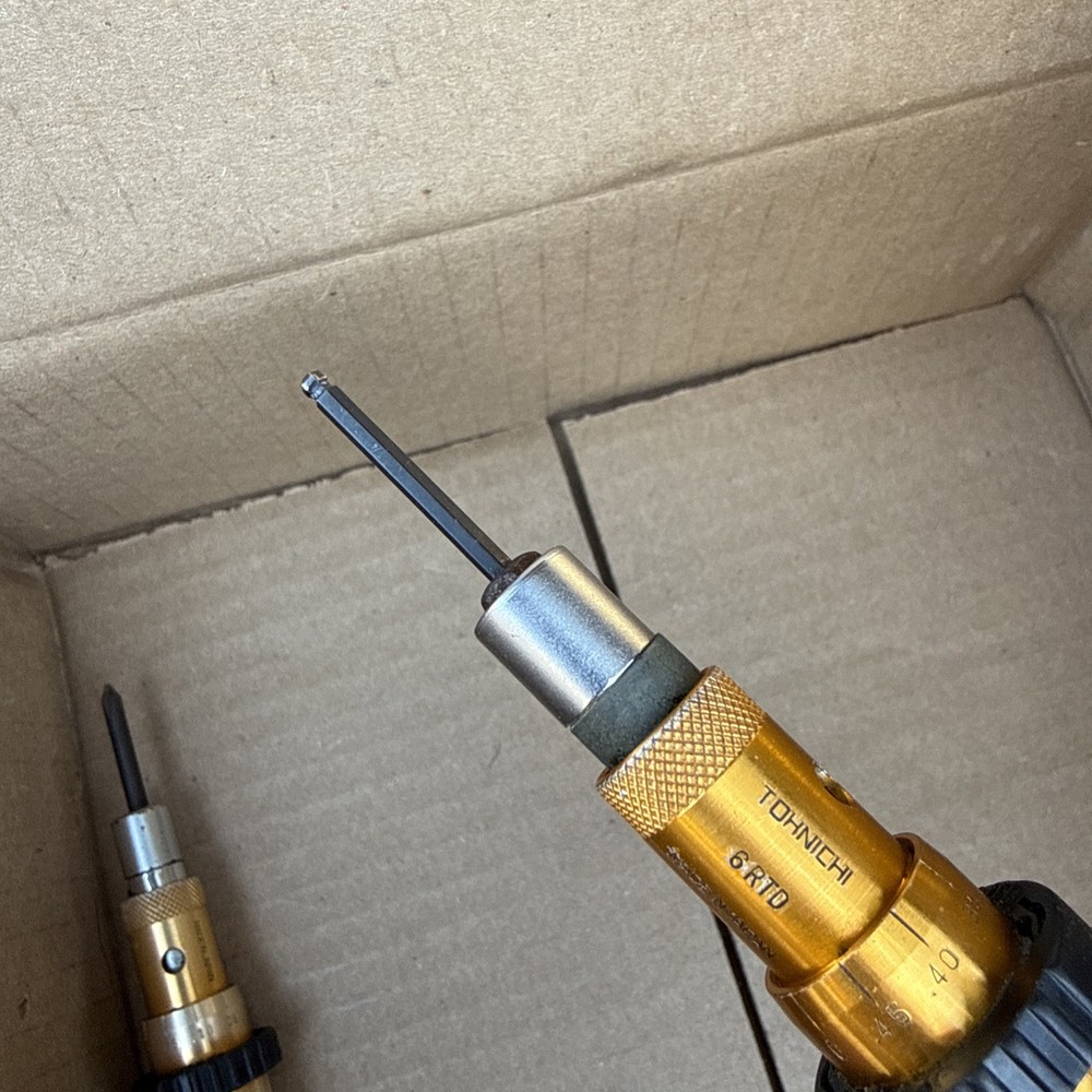 Tohnichi 6RTD Adjustable TorqueWrench High Precision. 2 pieces.