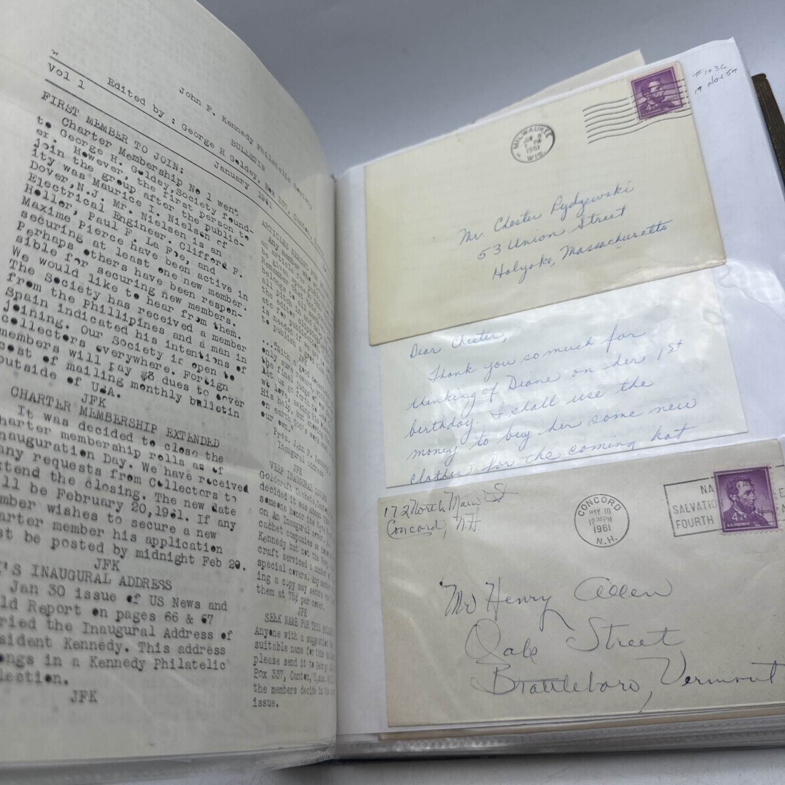 Vintage Stamp Covers Letters Lot 1960-1965 Postal History Collection (AA44)