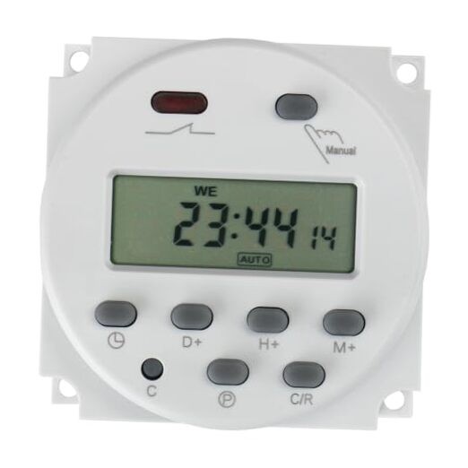 Time Switch Relay,Digital LCD Programmable,24V DC/AC Input,200-250V 16A Timer