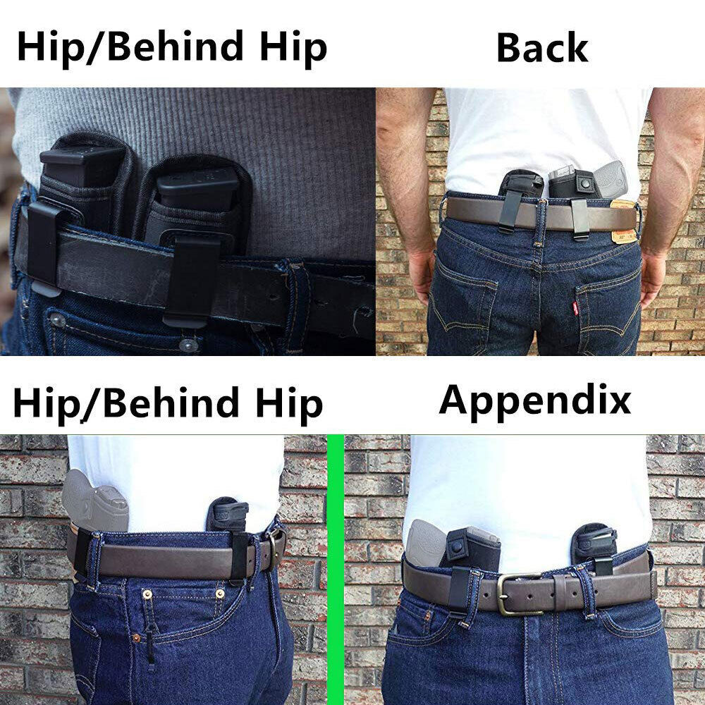 3 Pack Tactical IWB Magazine Pouch for .40 .45 .22 9mm Pistol Mag Holder Holster