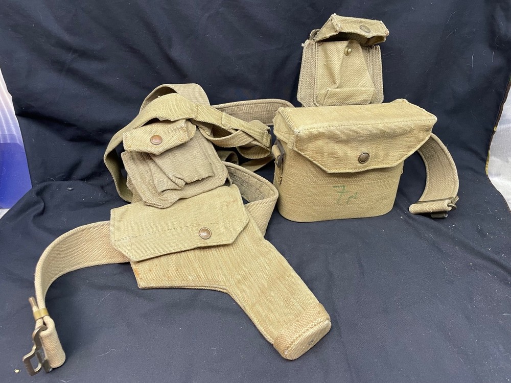 WW2 Officer's Webbing Set - 48" Complete WW2 British Army in Superb Condition