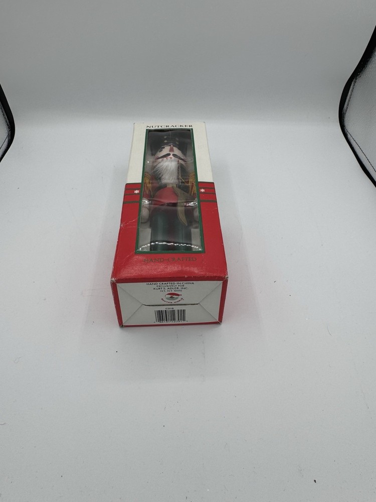 Vtg Kurt Adler 10 Inch Nutcracker In Original Box