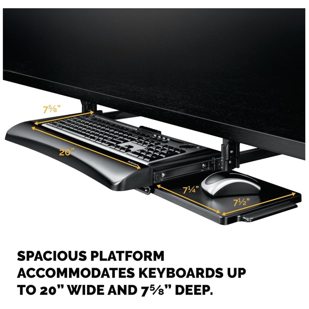 Ergonomic Underdesk Keyboard Drawer