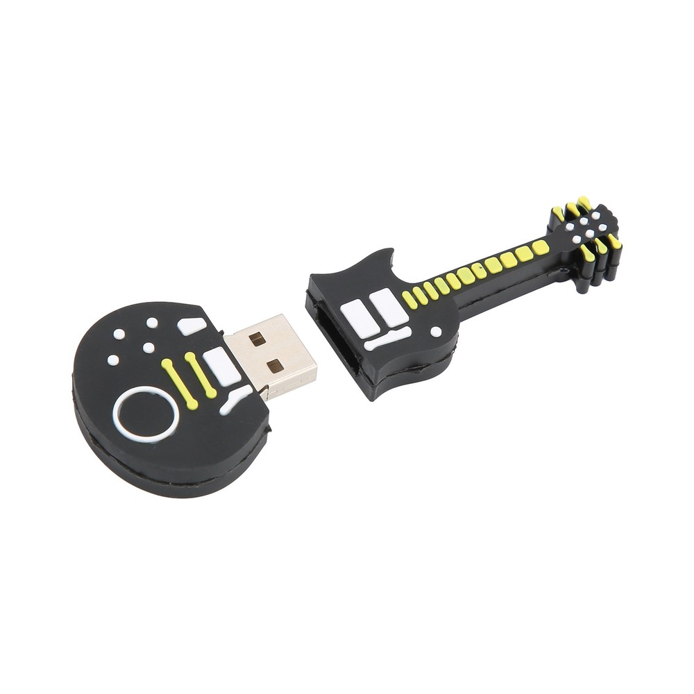 Cartoon GuitarShaped Flash Disk For Data Storage And Sharing Trending