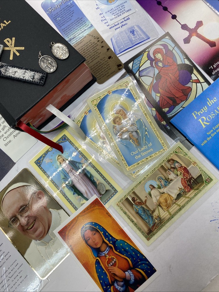 catholic religious items lot