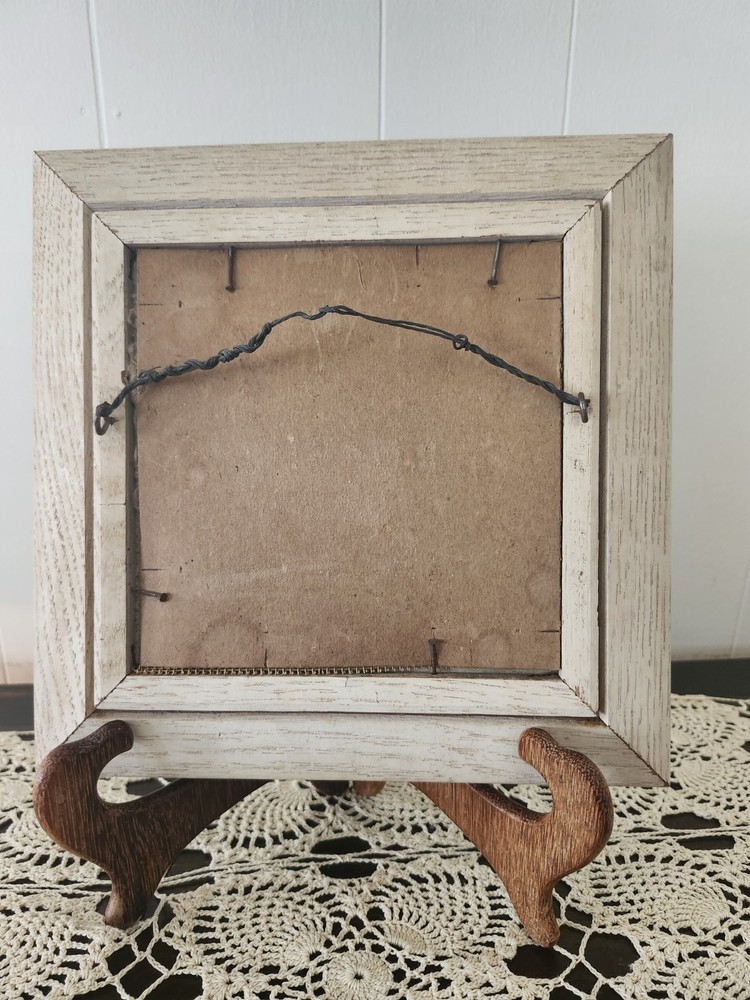 Vintage framed needlepoint.
