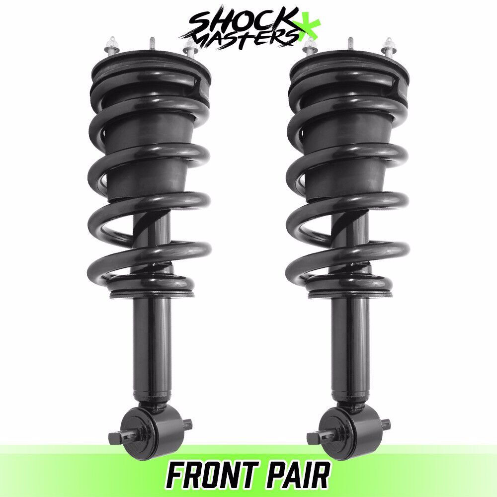 Front Pair Complete Struts Spring Assemblies for 2014-2019 Silverado 1500 4WD