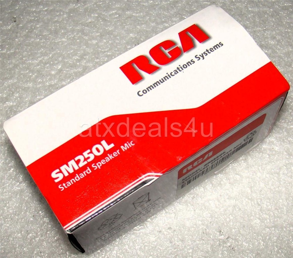 RCA SM250L Standard Speaker Mic New