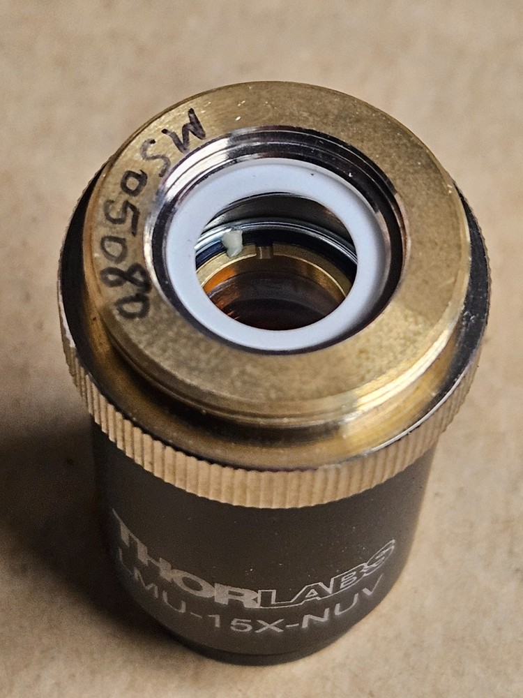 Thorlabs LMU-15X-NUV Microscope Objective 15X UV Compatible RMS Thread