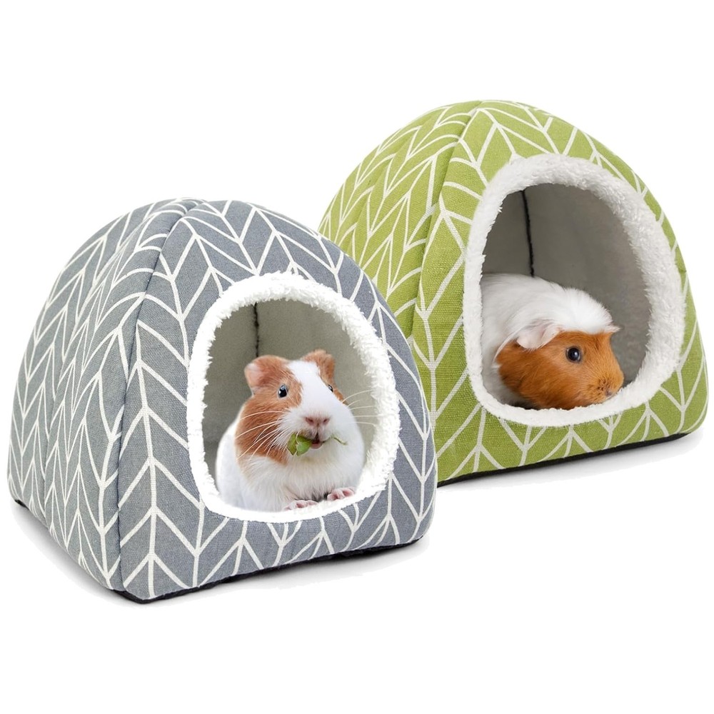 Cozy Guinea Pig Hideout Bed - 2 Pack