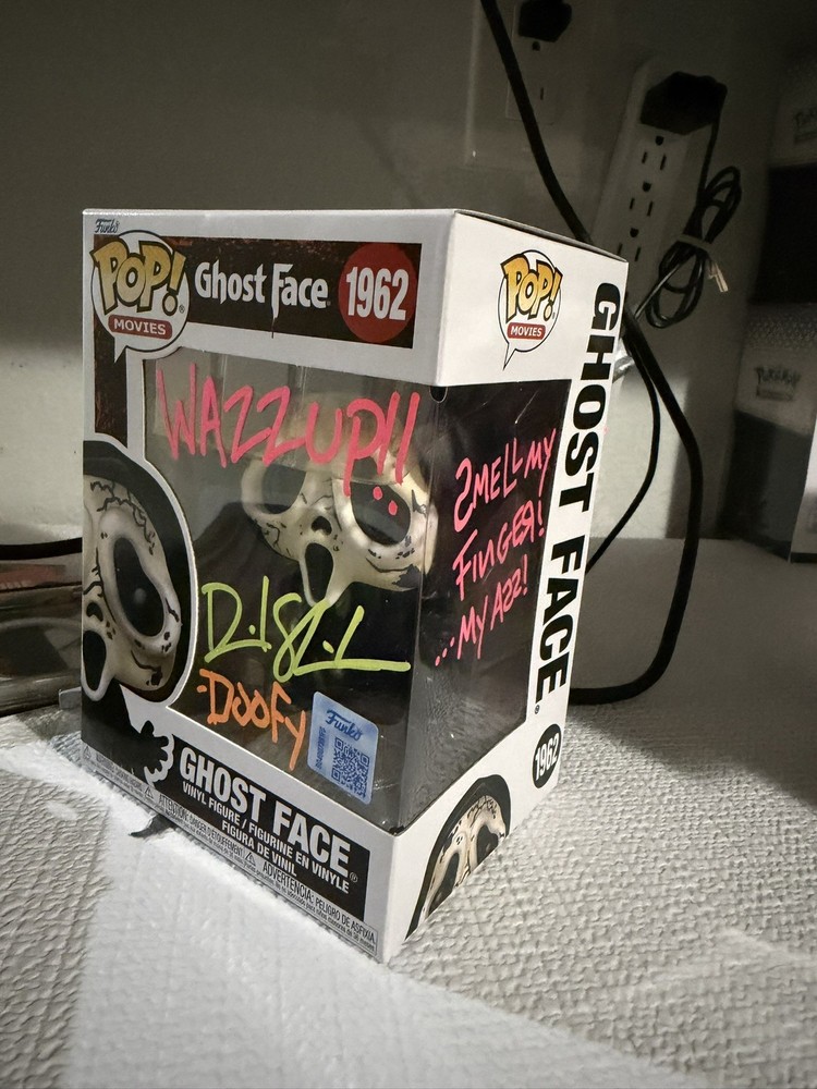 Ghost Face Funko Pop signed by Dave Sheridan