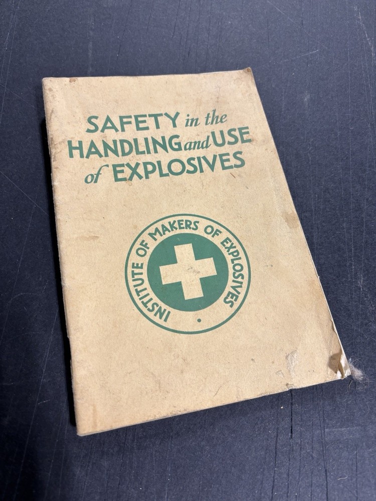 1920s 1940s Mining Papers Powder Box