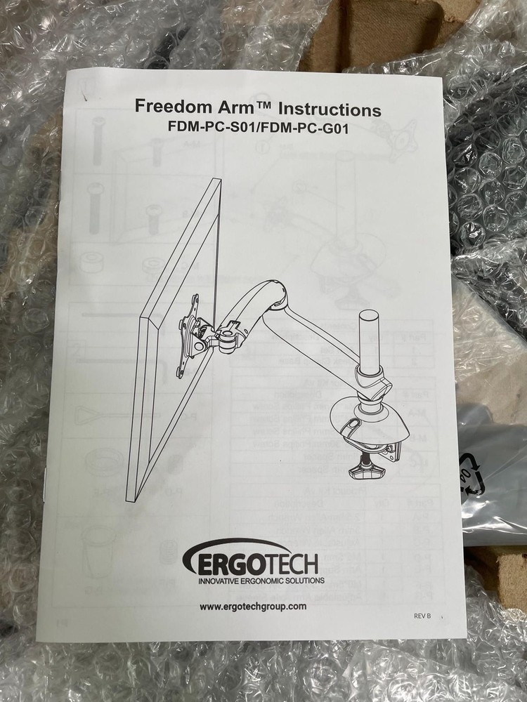 NEW Ergotech Freedom Arm FDM-PC-S01