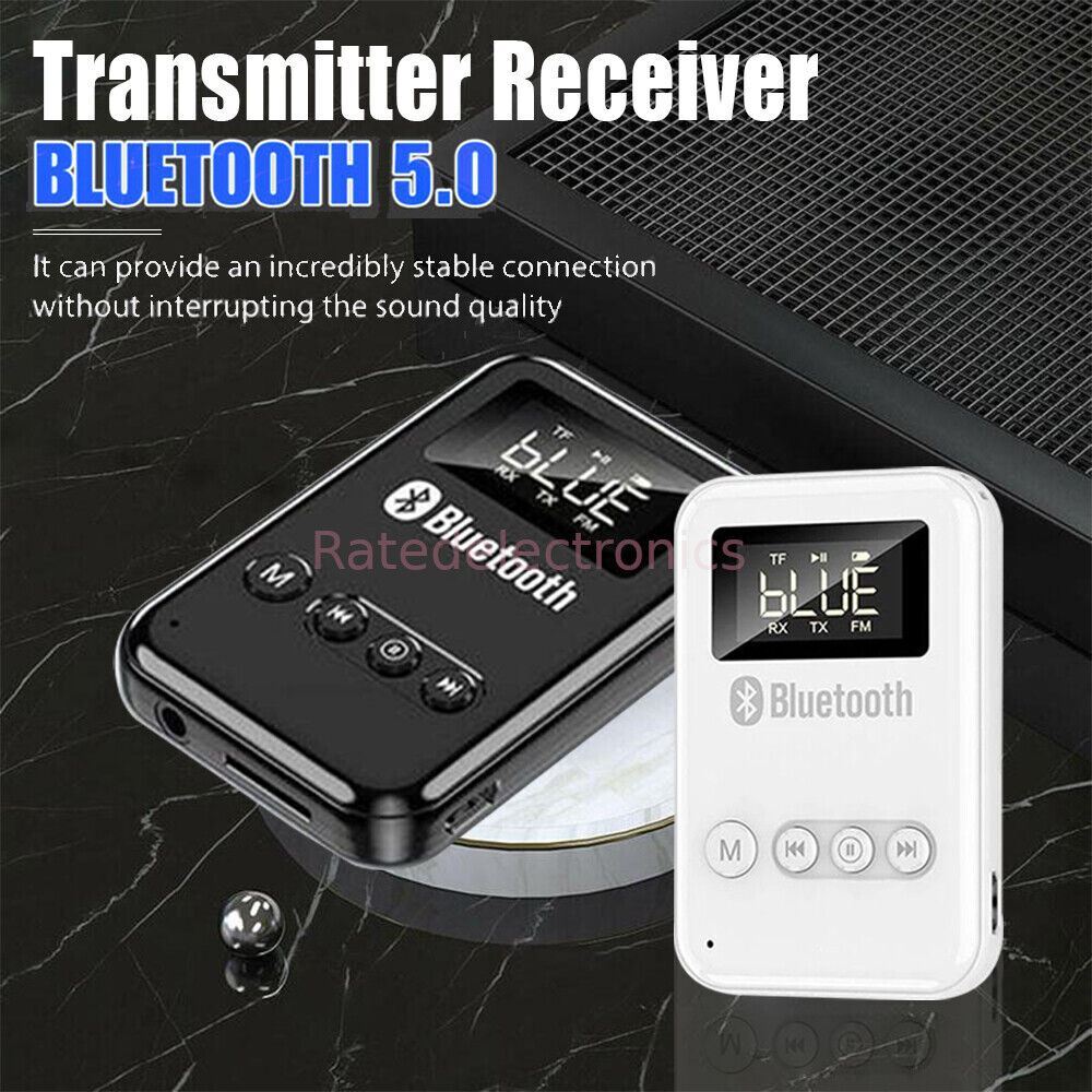 4in1 Wireless USB Bluetooth 5.0 Receiver Transmitter Audio 3.5mm Aux Car Adapter