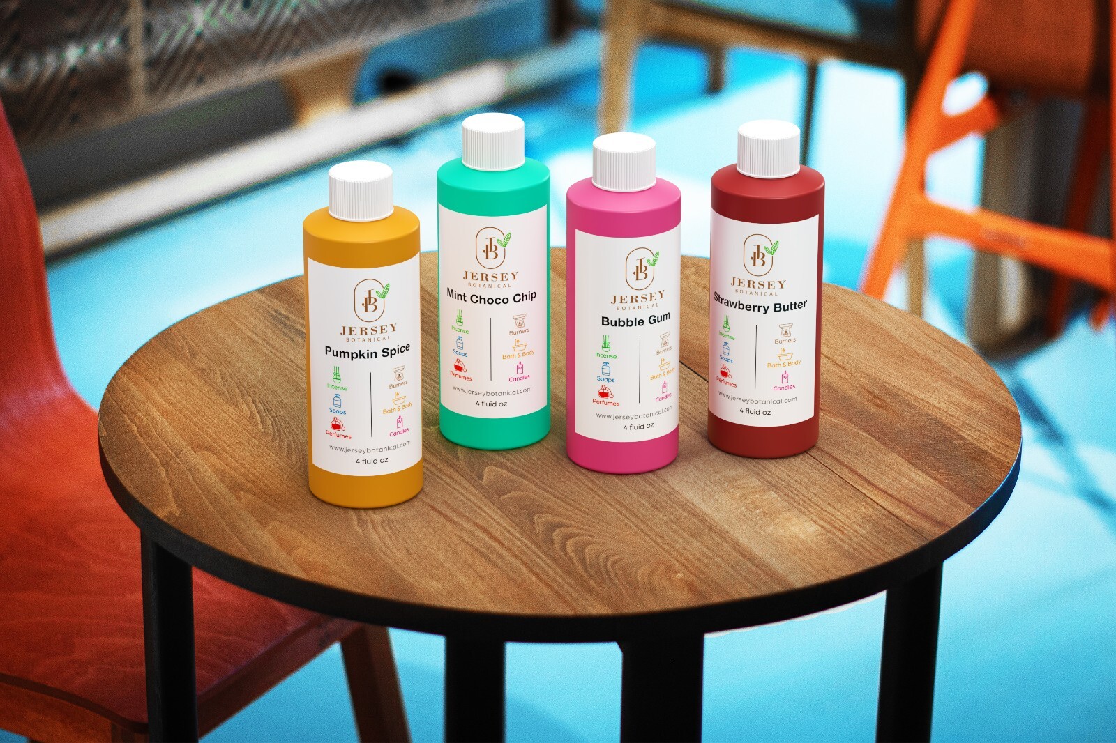 Fragrance Oil 4 oz. For Body Soap Candle Incense Making Burning Perfume Diffuser