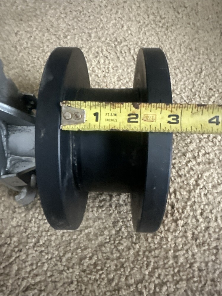 7” Square Post X 3.5” Square Gate Frame Premium Nylon Cantilever Roller