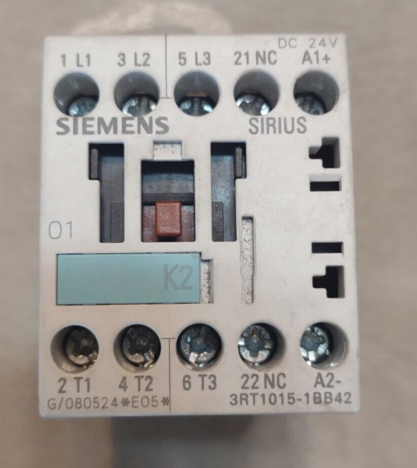 SIEMENS SIRIUS 3RT1015-1BB42 CONTACTOR 24V