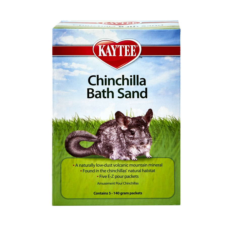 Kaytee Super Pet Chinchilla Bath Sand 5 E-Z Pour Packets