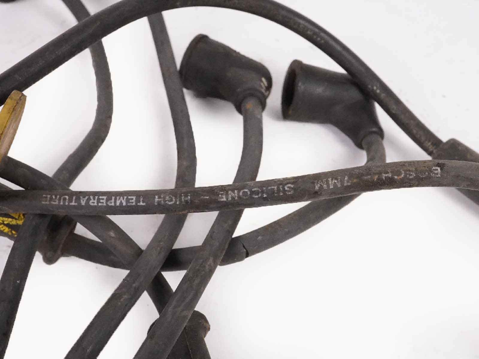 84-87 Jaguar Xjs He Spark Plug Wire Engine Compartment Electric Set Of 10 Oem