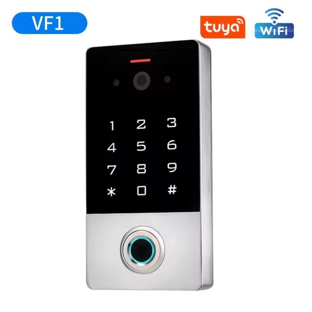 Tuya Visual Intercom Metal Fingerprint 13.56MHzMF/IC Standalone Access Control