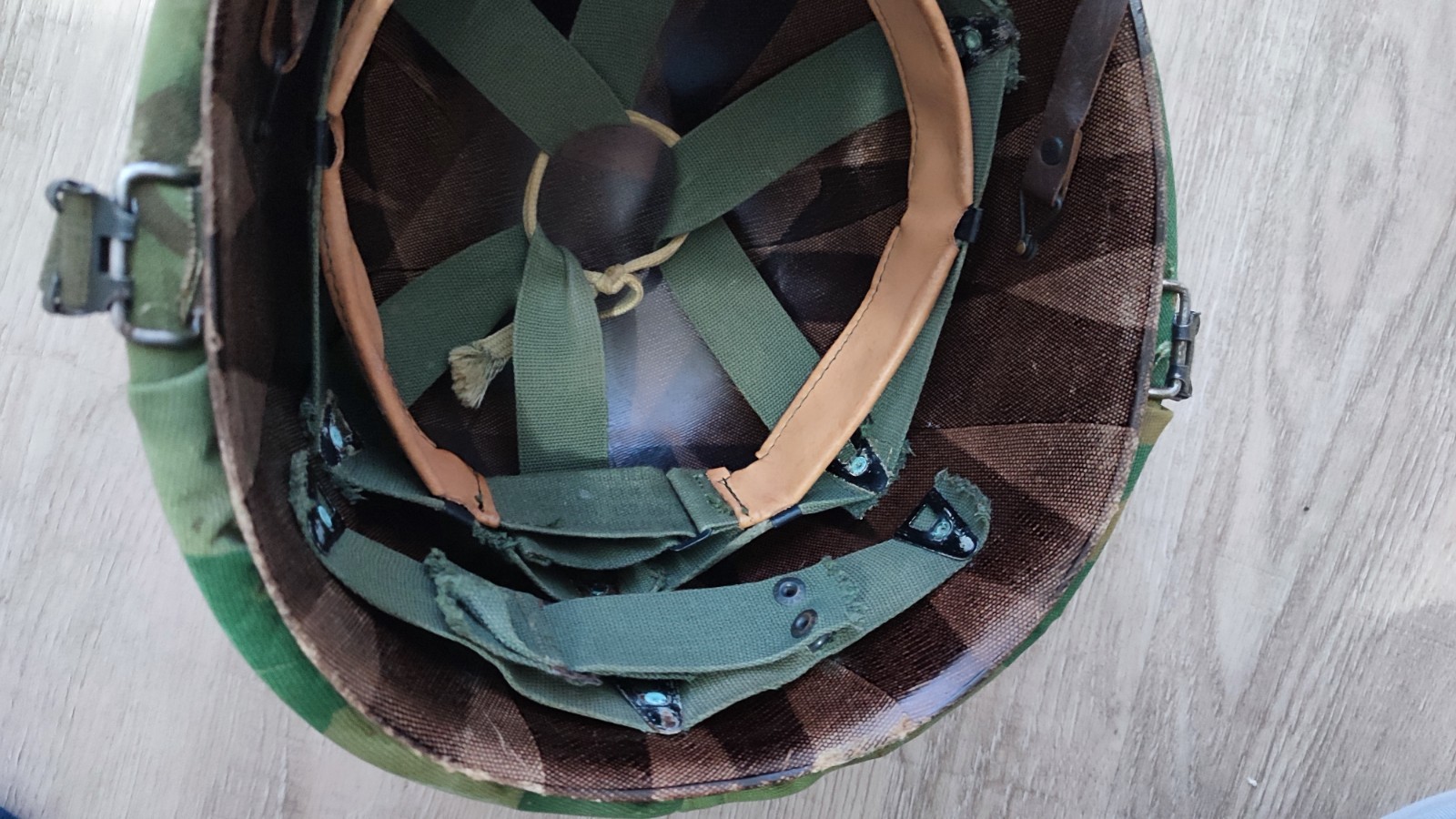 full original M1 Helmet 1951 type USMC US Army Vietnam