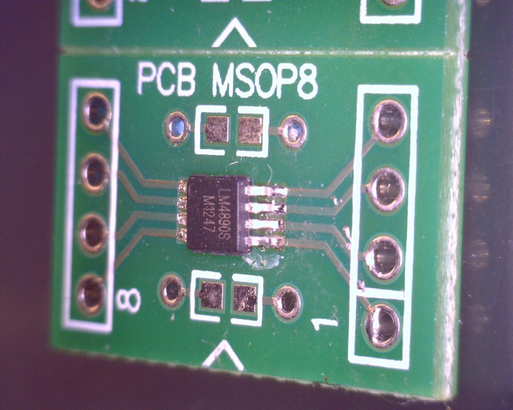 MSOP8 pogo adapter for Diagprog4 DP4 in-circuit EEPROM programming