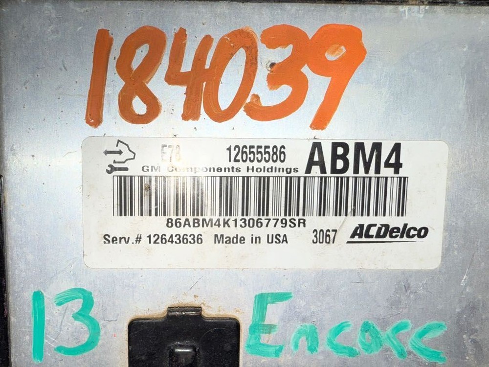 Engine ECM Electronic Control Module Gasoline Fits 11-15 VOLT 124653