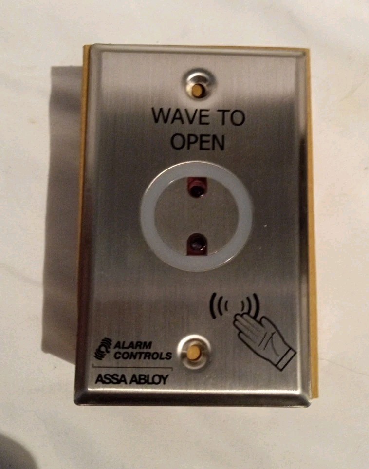 Alarm Controls Nts-1 Exit Motion Sensor,Single Gang,Silver