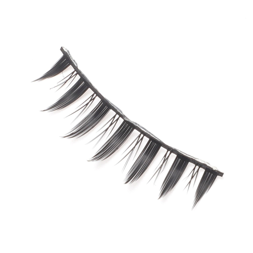 Natural False Eyelashes for Makeup Black NDEM 5 Pair
