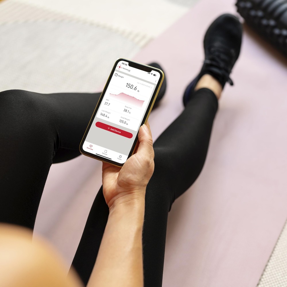 Smart Body Composition Scale with Precision Hub App for Body Weight with Smar...