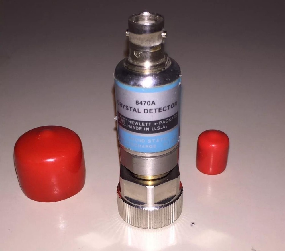 HP 8470A Crystal Detector APC7 TO BNC FEMALE 10Mhz - 18GHz TESTED Like New