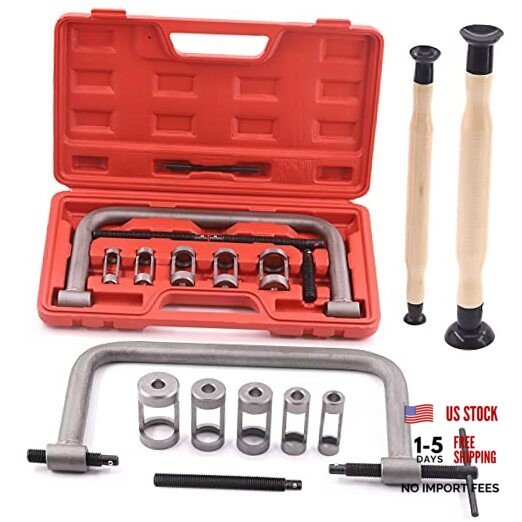 Tanstic 12Pcs Valve Spring Compressor with Valve Lapper Set Auto Compression C