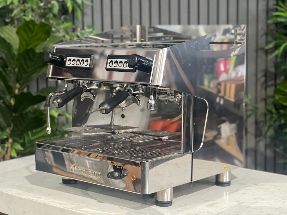 FIAMMA ATLANTIC COMPACT 2 GROUP STAINLESS ESPRESSO COFFEE MACHINE STAINLESS CAFE