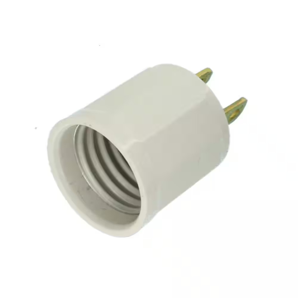 Outlet-to-Socket Light Plug, White 61-W