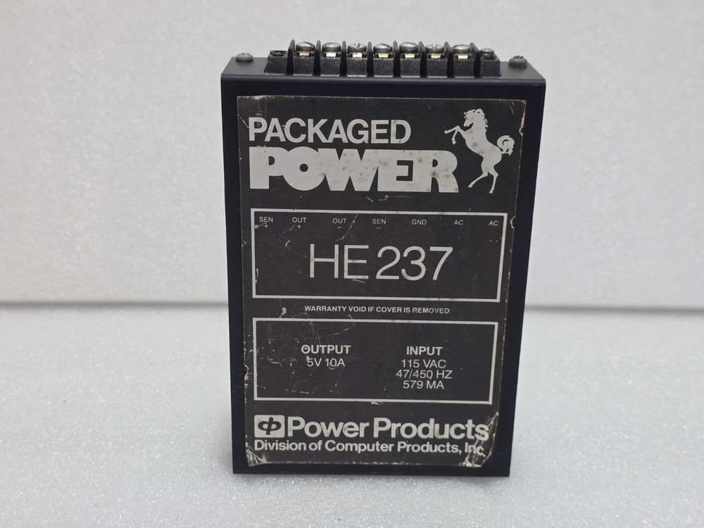 COMPUTER PRODUCTS POWER SUPPLY PACKAGED POWER HE237 (As-Is)