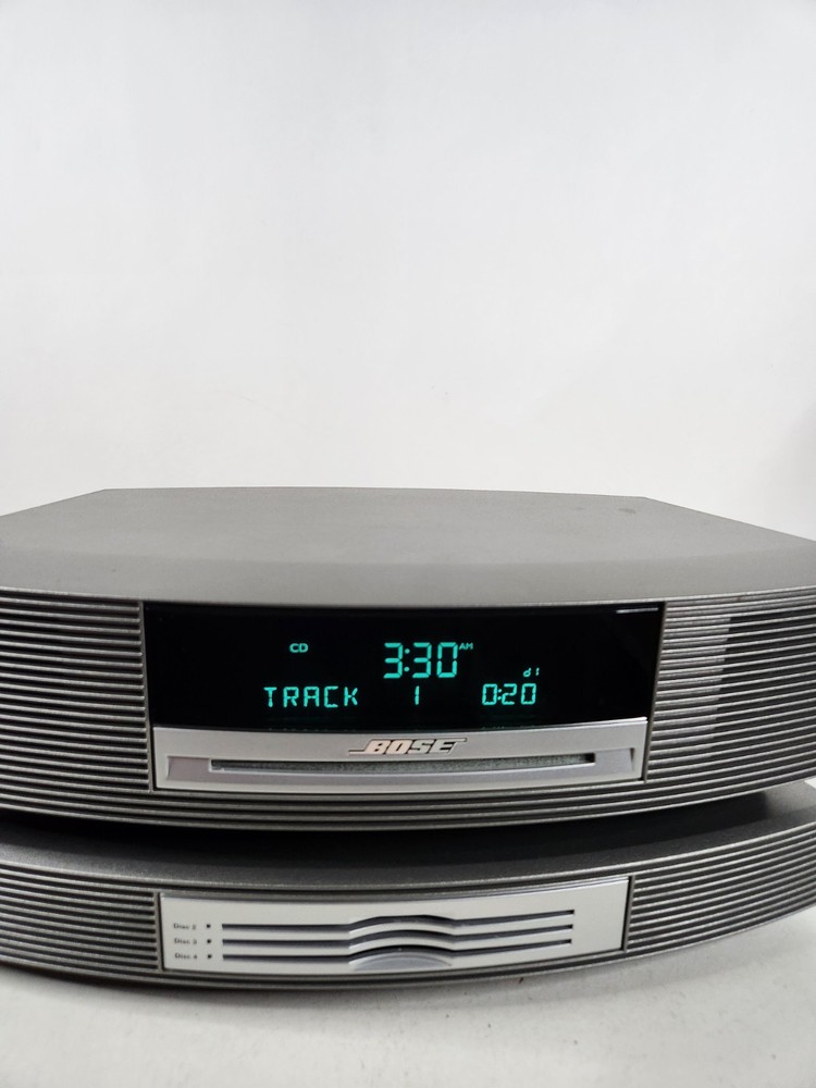 Bose Wave Music System CD Player Model With Multi CD Changer Remote Tested
