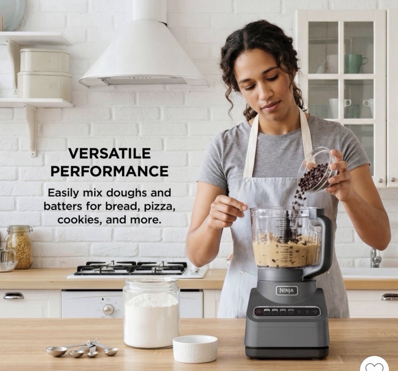 Ninja Professional XL Food Processor 1200W Auto-iQ 12 Cup Kitchen Chopper