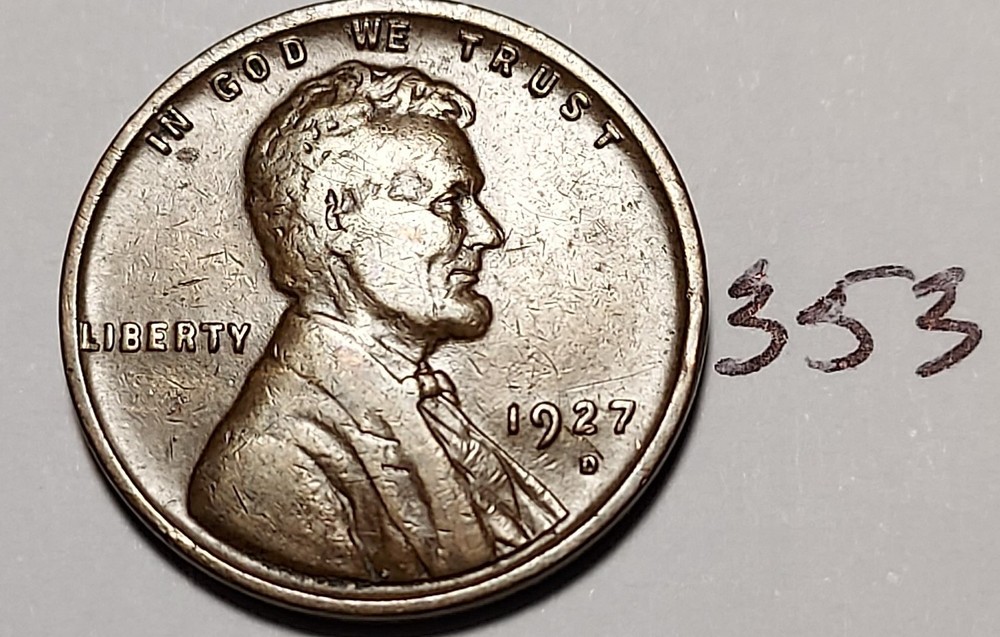 1927-D Lincoln Wheat Cent #353