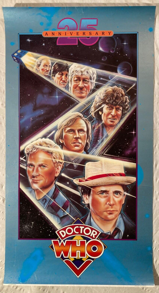 Doctor Who 1987 Promo Poster 25th Anniversary