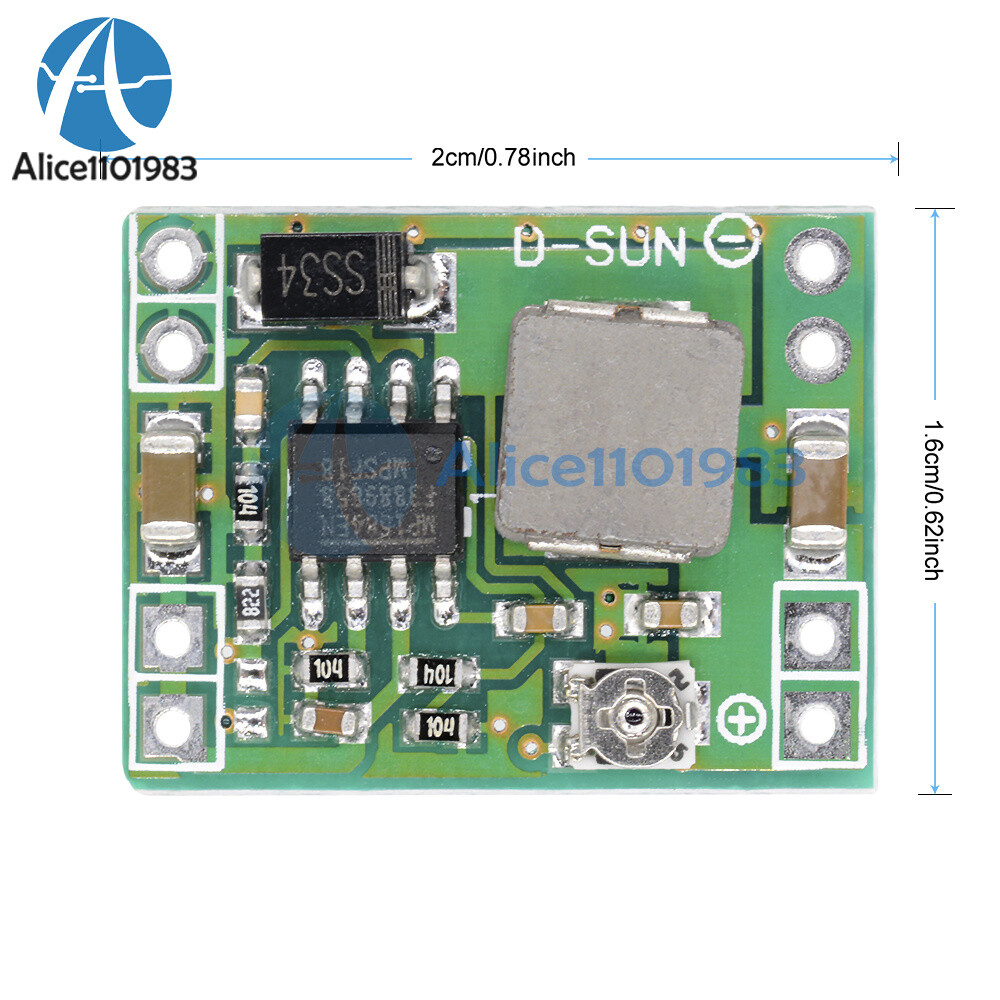 5PCS 3A DC-DC Converter Adjustable Step-Down Power Supply Module Replace LM2596S