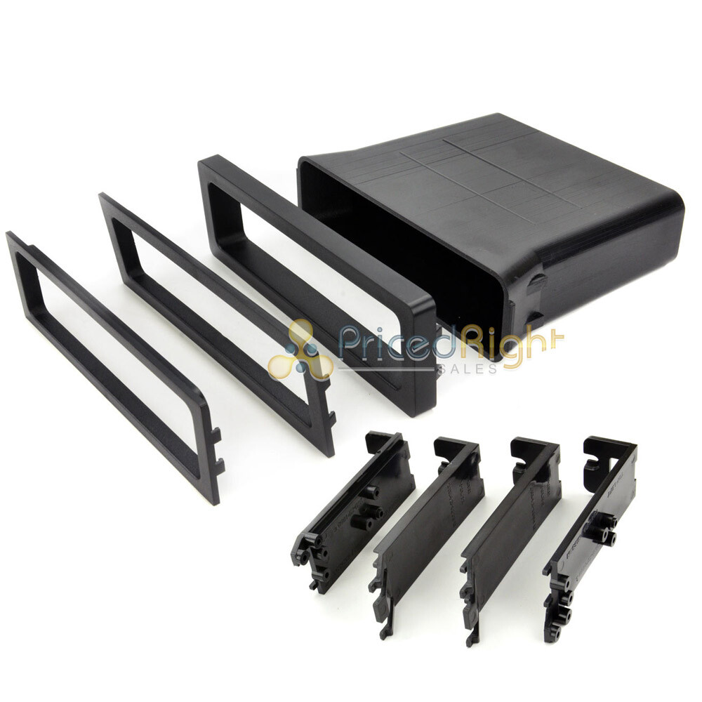 Universal Radio Car Stereo CD Player Dash Install Pocket Mounting Kit Mount Trim