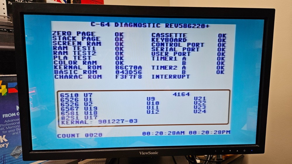 Commodore 64 901225-01 901226-01 901227-03 Character, Basic and Kernel KIT (NEW)