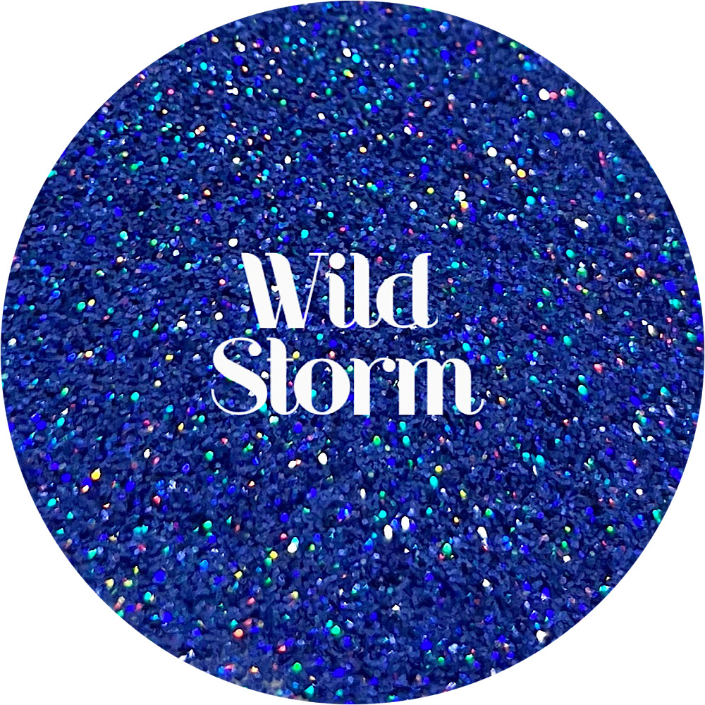 Premium Polyester Glitter - Blue Holographic